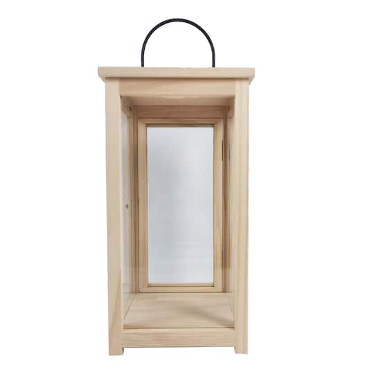 DIY Wood & Glass Window Lantern by Make Market